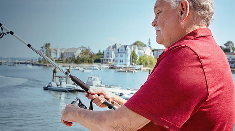 male patient of stiolto fishing
