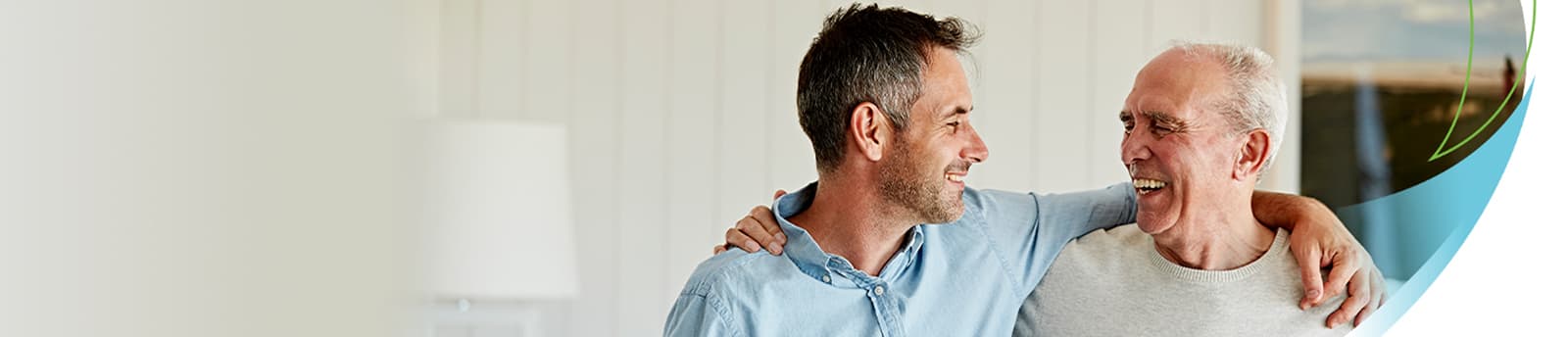two men patients of stiolto hugging